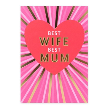 Hallmark Card - Best Wife Best Mum