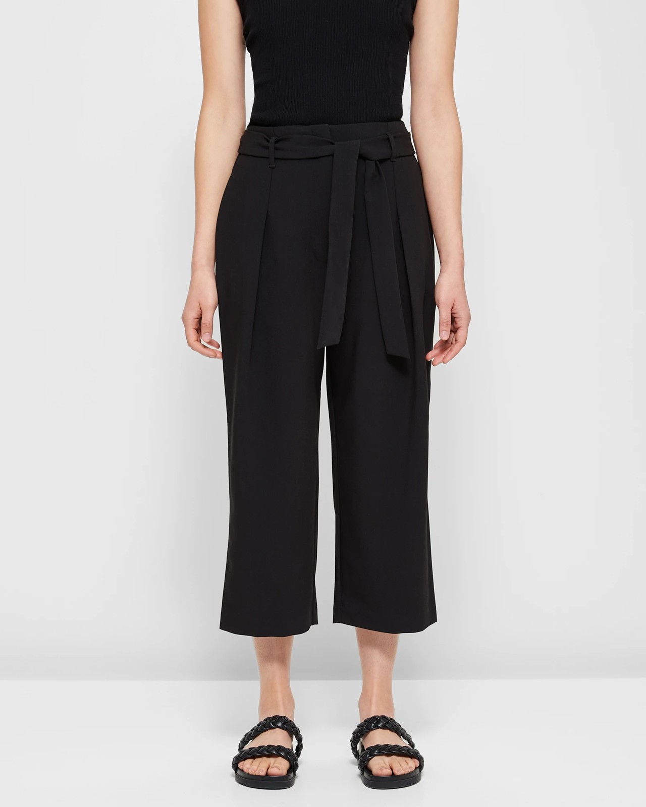 Belted Culotte Pants - Preview