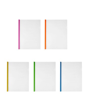 Anko 5 Pack Report Folder with Sliding Bar