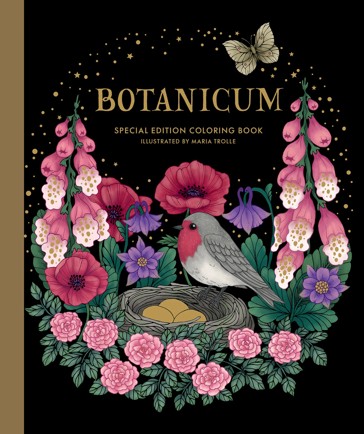 Botanicum Special Edition Coloring Book by Maria Trolle - Book