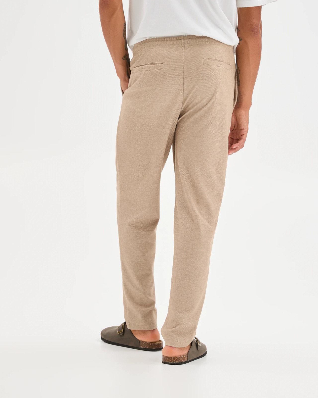Textured Knit Pants - Sand 2 of 5