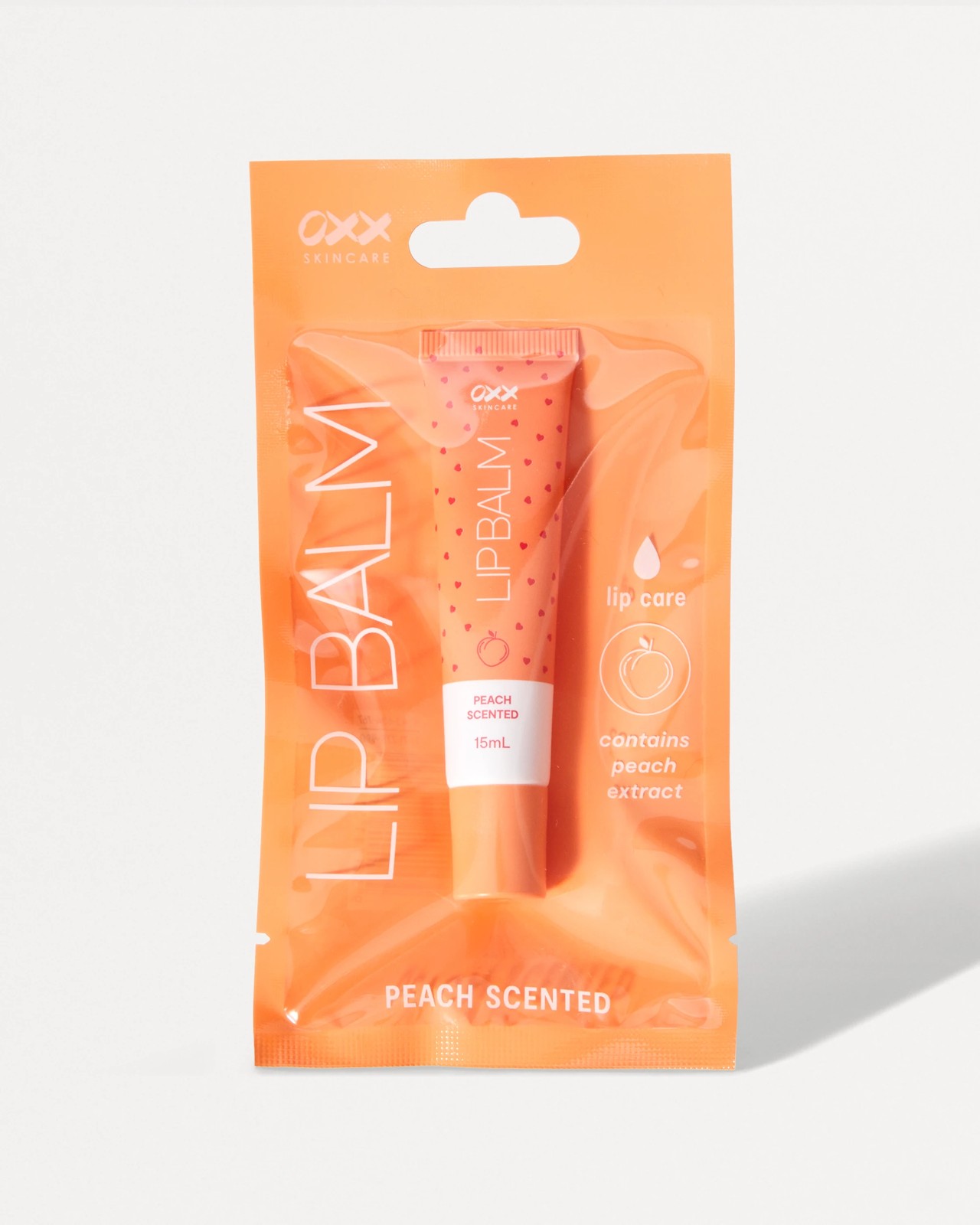 OXX Skincare Lip Care Lip Balm 15ml - Peach Scented 3 of 4