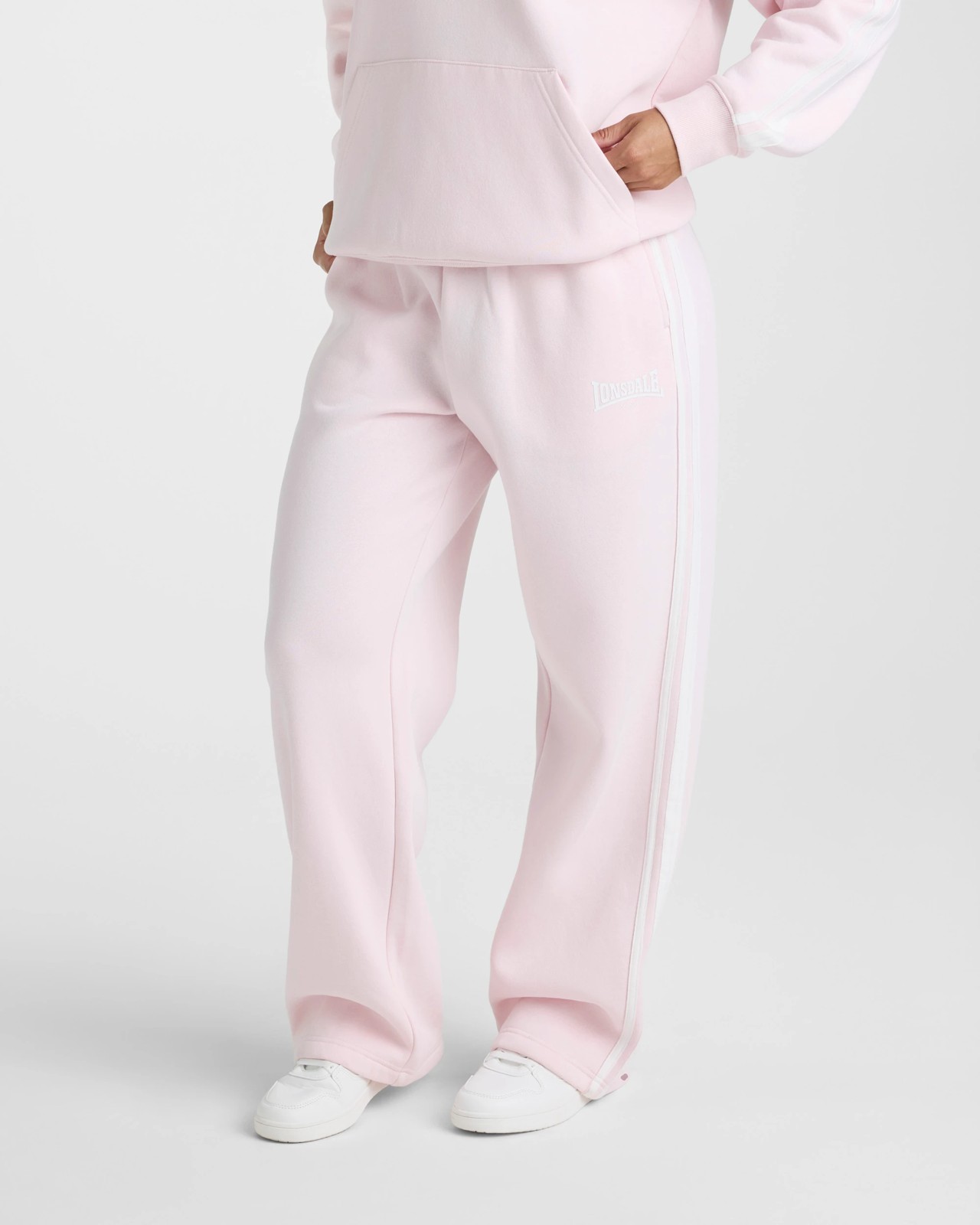 Lonsdale London Straight Leg Trackpants - Light Pink 4 of 5