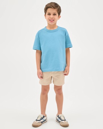 Fixed Waist Chino Shorts