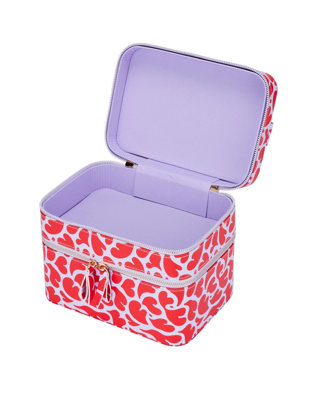 OXX Cosmetics Double Tier Hard Makeup Organiser Case 3 of 6