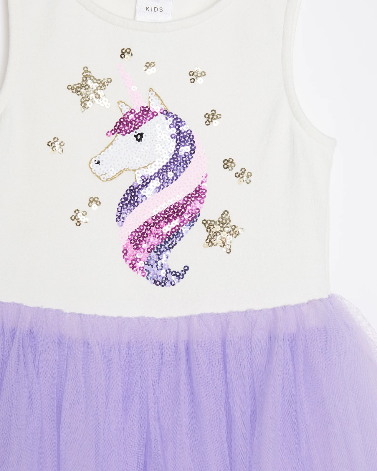 Unicorn Sequin Tulle Dress