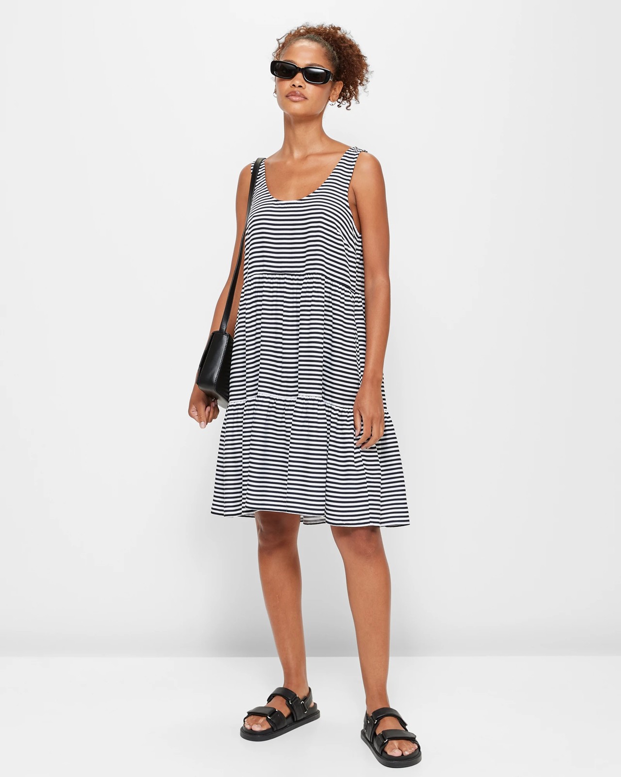 Target black and white best sale striped dress