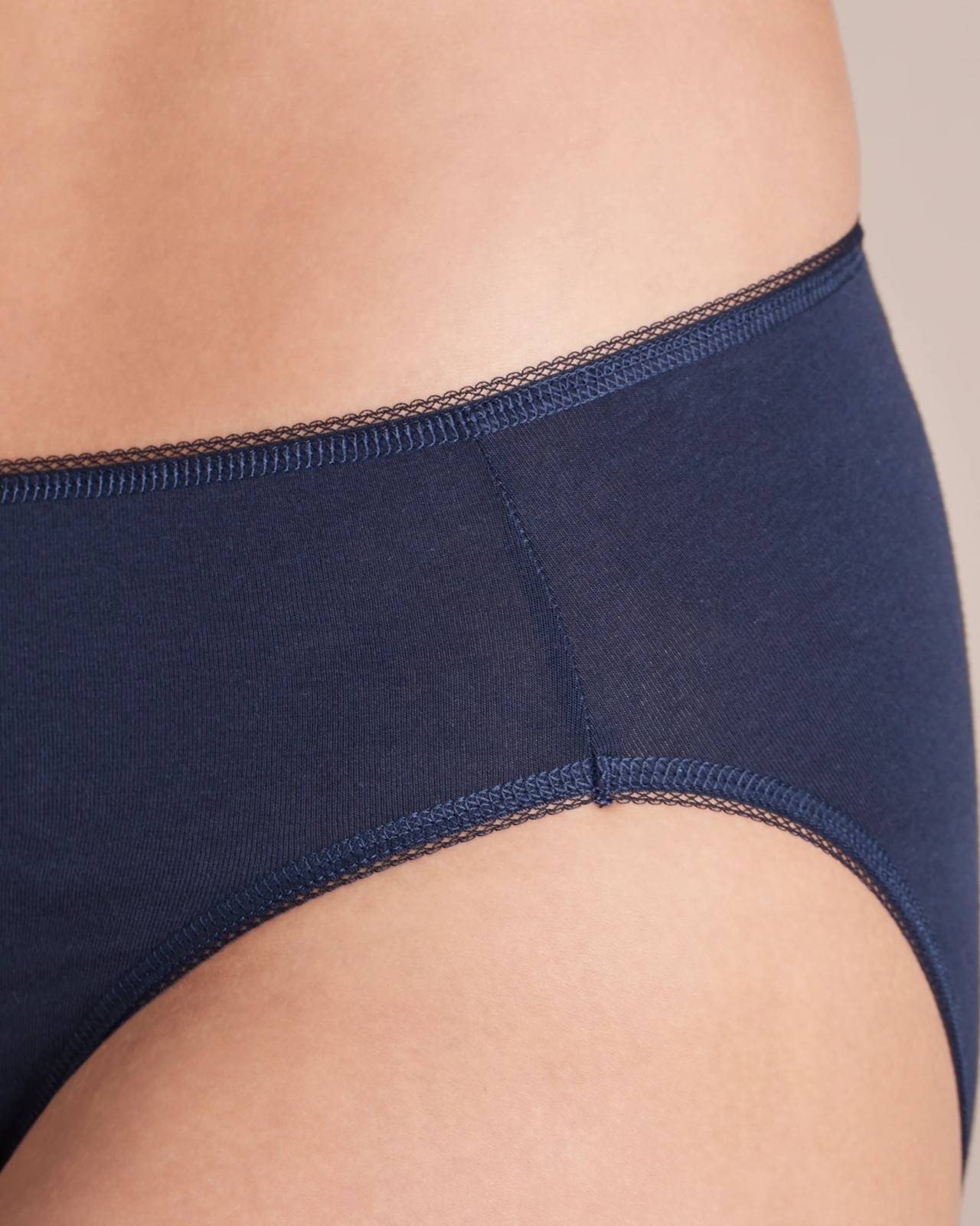 5 Pack Cotton/Elastane High Cut Briefs - Tonal Marle