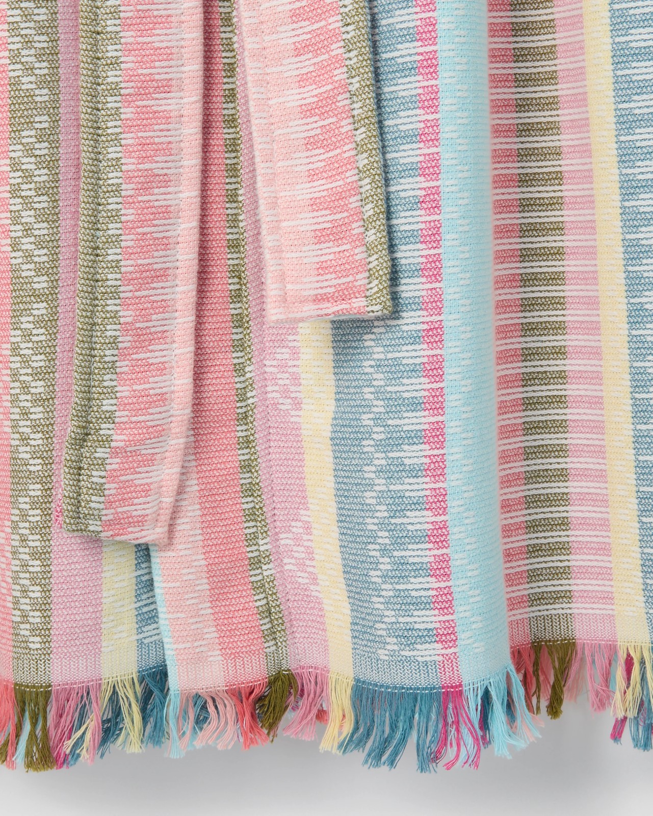 Aya Stripe Australian Cotton Turkish Style Beach Robe 2 of 3