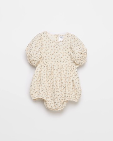 Baby Girl Floral Broidery Romper