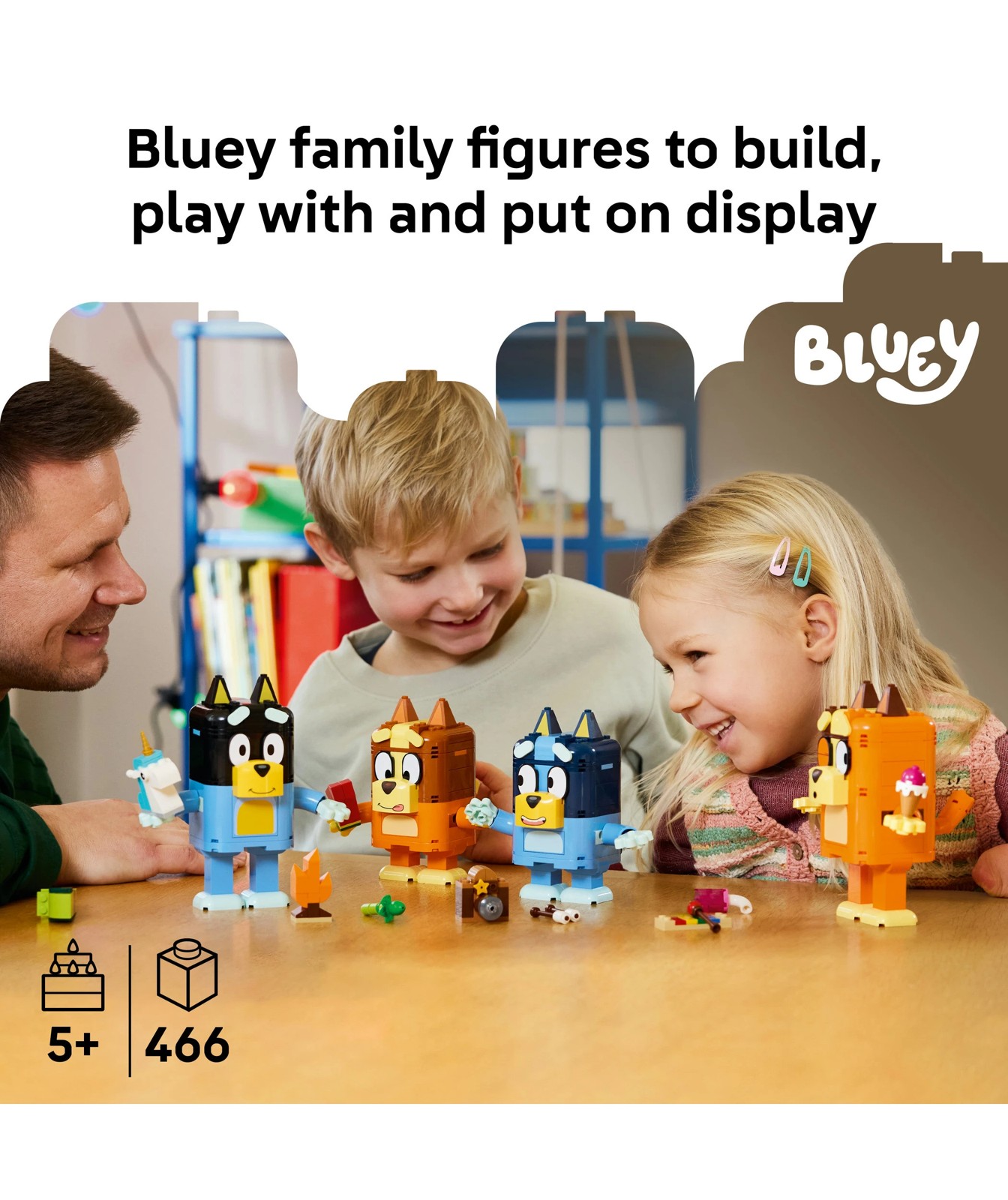 LEGO® Bluey Brick-Built Bluey Family 11217 2 of 5