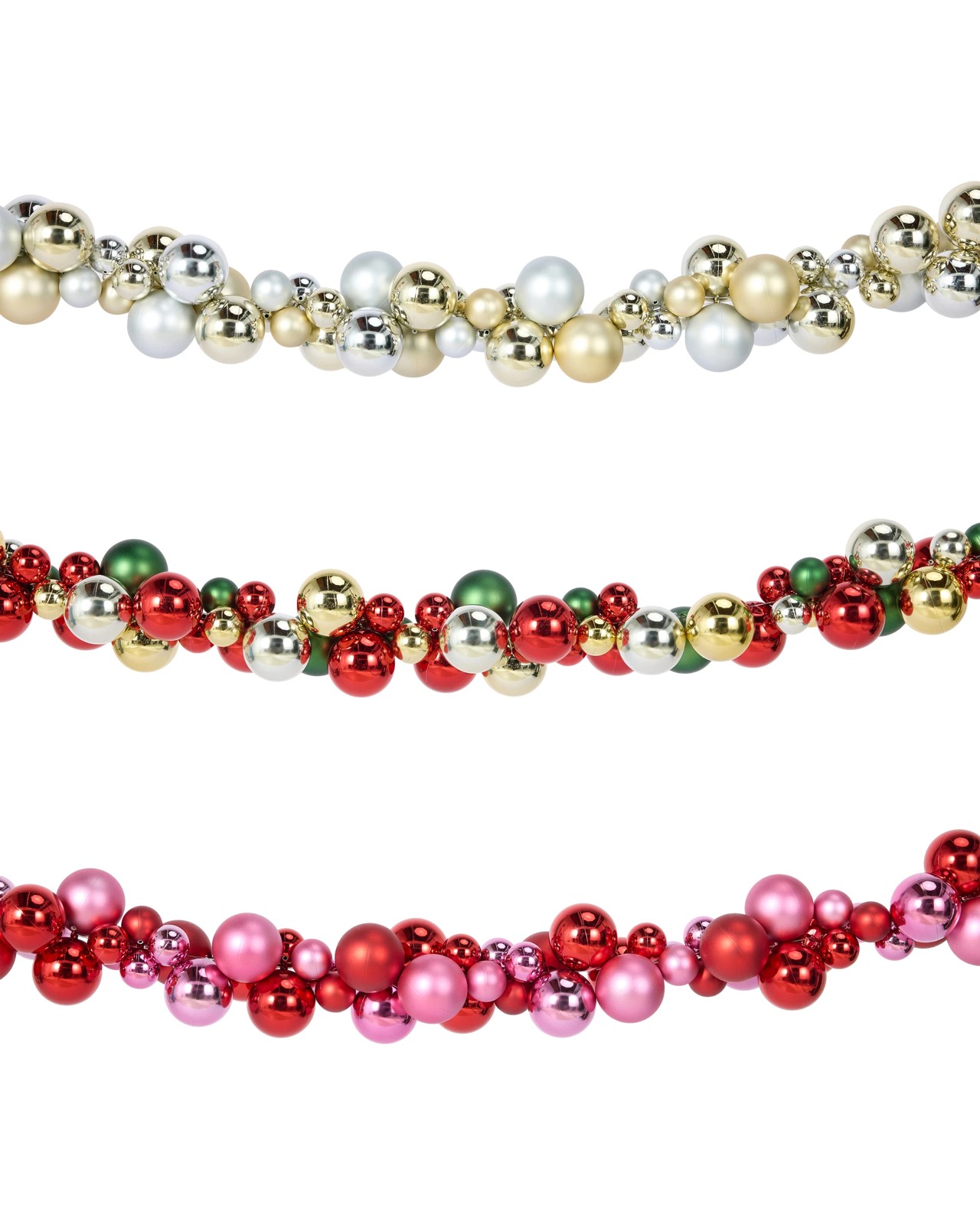 Anko 1.8m Bauble Garland - Assorted 3 of 5