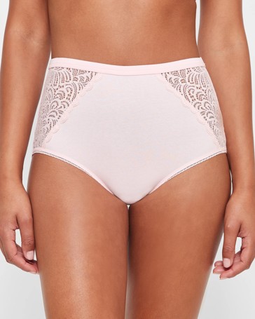 Austalian Cotton and Lace Full Briefs