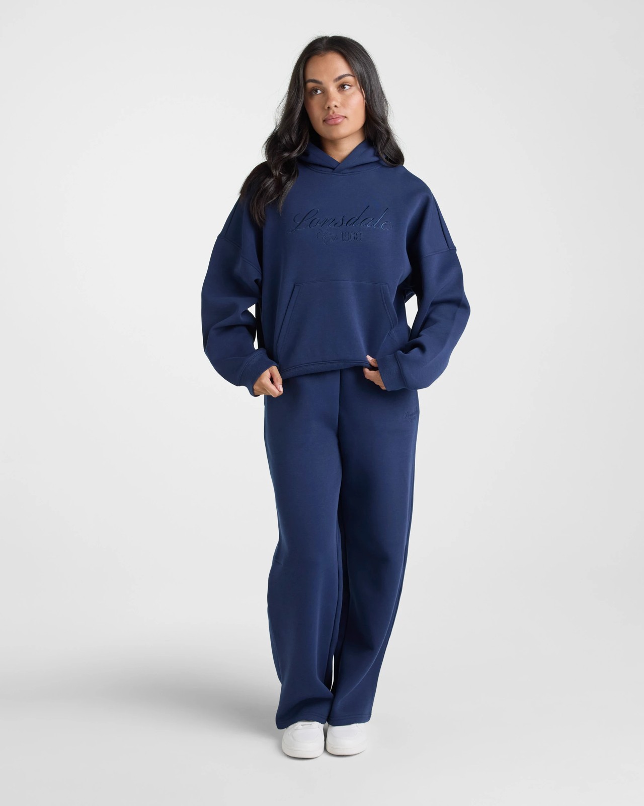 Lonsdale London Clean Barrel Leg Pants - Navy 4 of 5