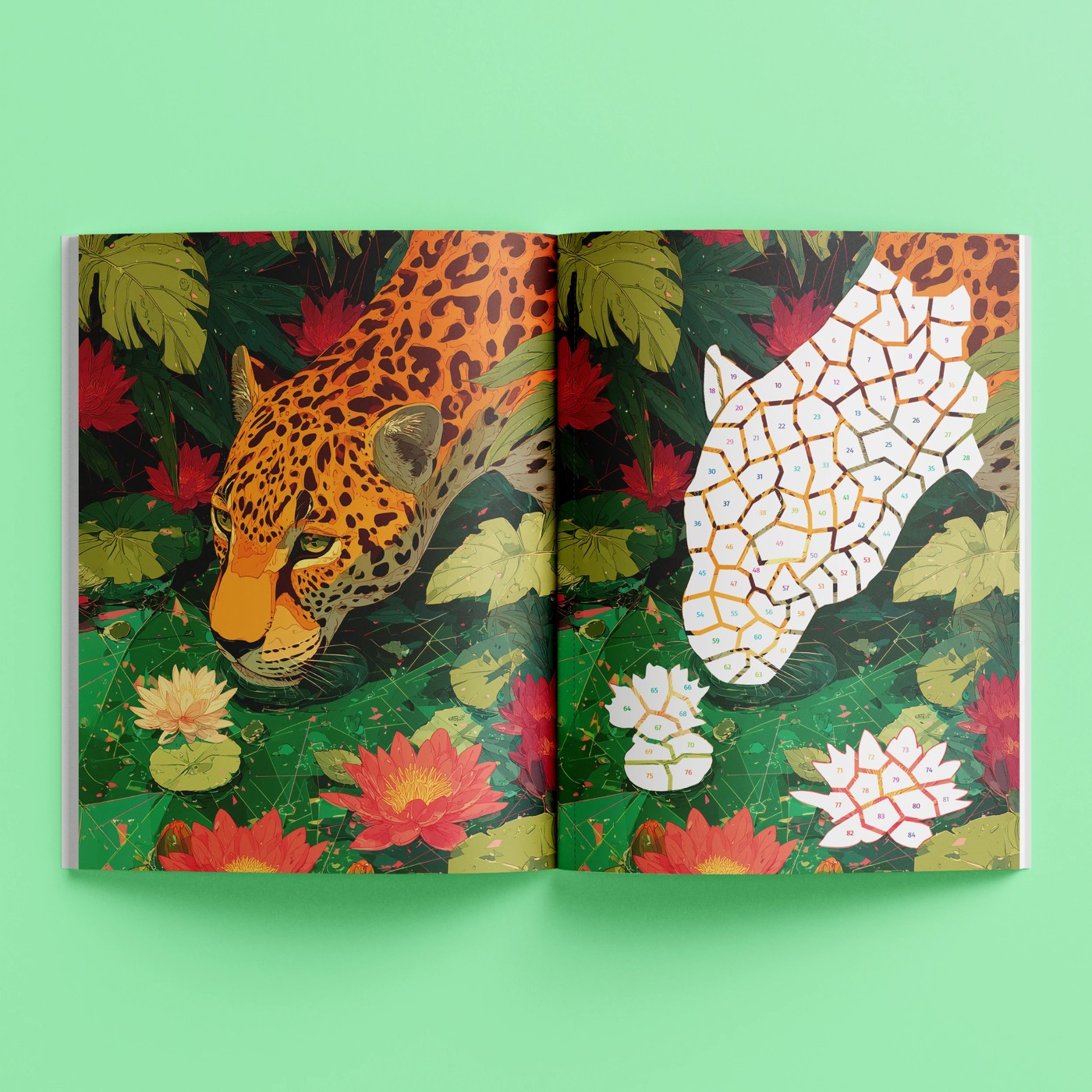 Art Maker Sticker Mosaics Tropical Jungle - Book 3 of 5