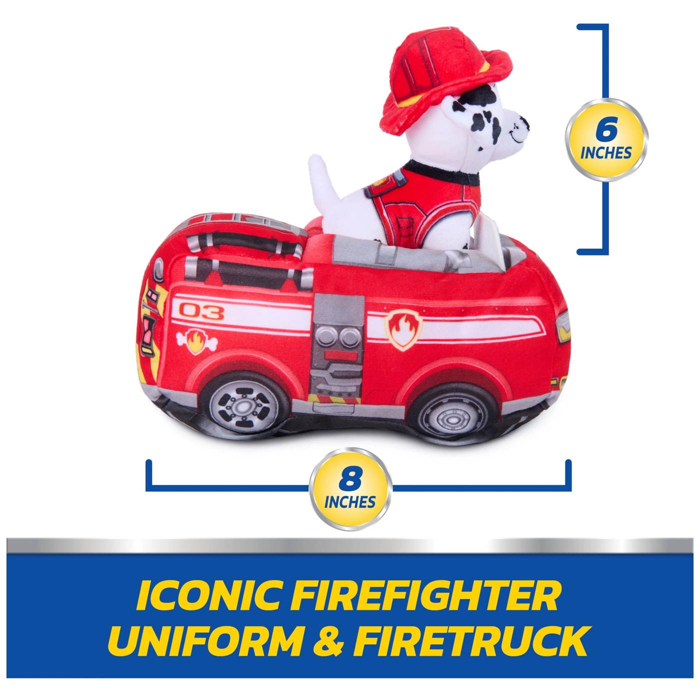Paw Patrol 2-in-1 Rescue Marshall Plush 4 of 6