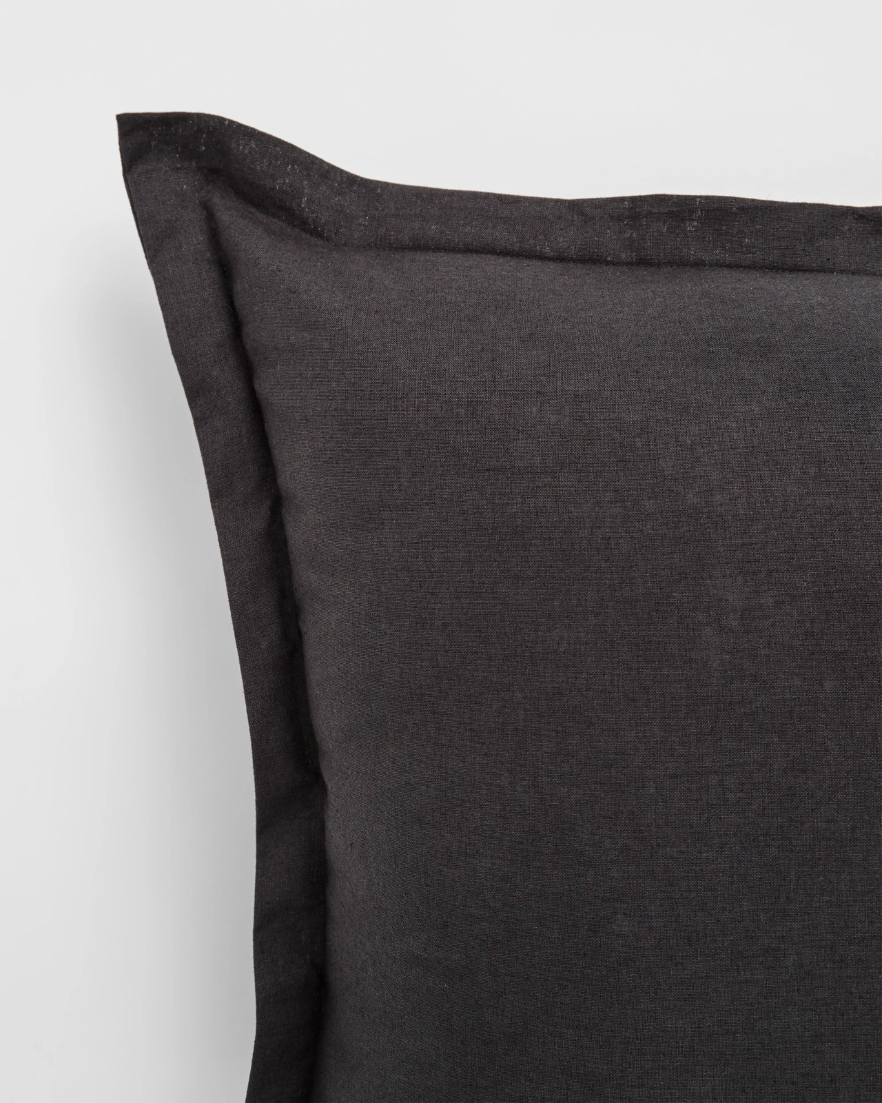 Laynie Linen/Cotton Cushion - Charcoal 2 of 2