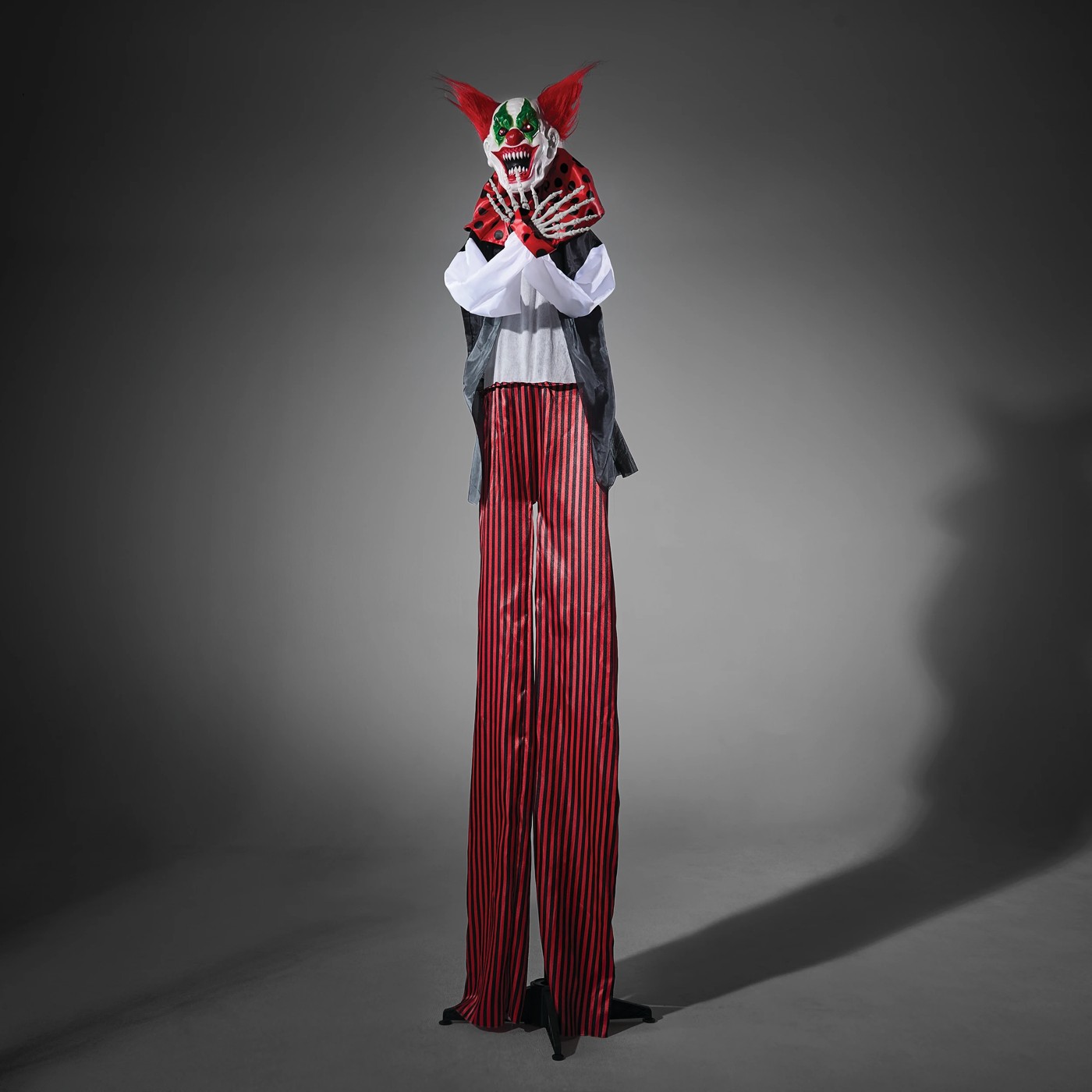 Anko Battery Operated LED Light Up Standing Spooky Clown 2 of 6