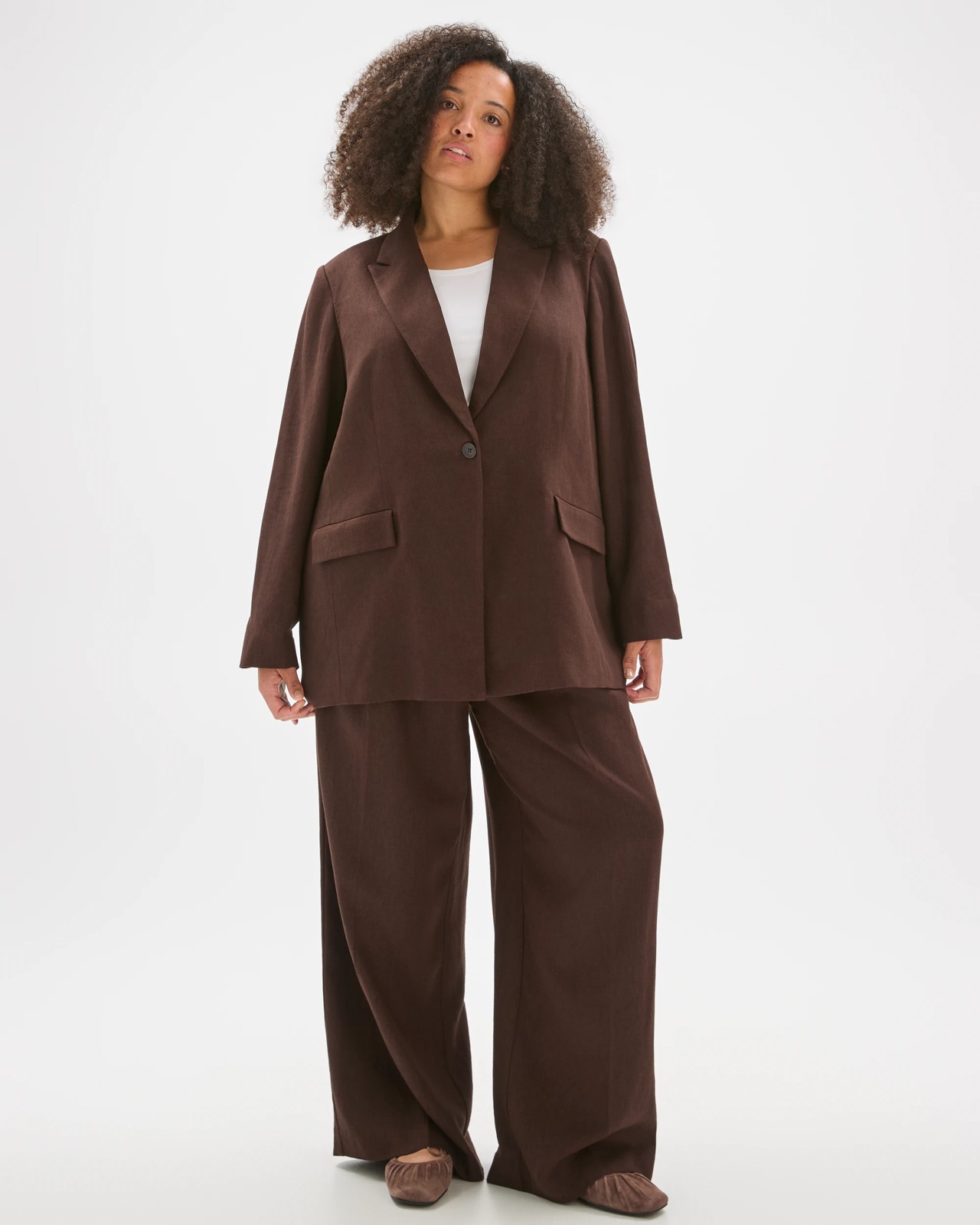 Plus Size Collared Blazer 2 of 6