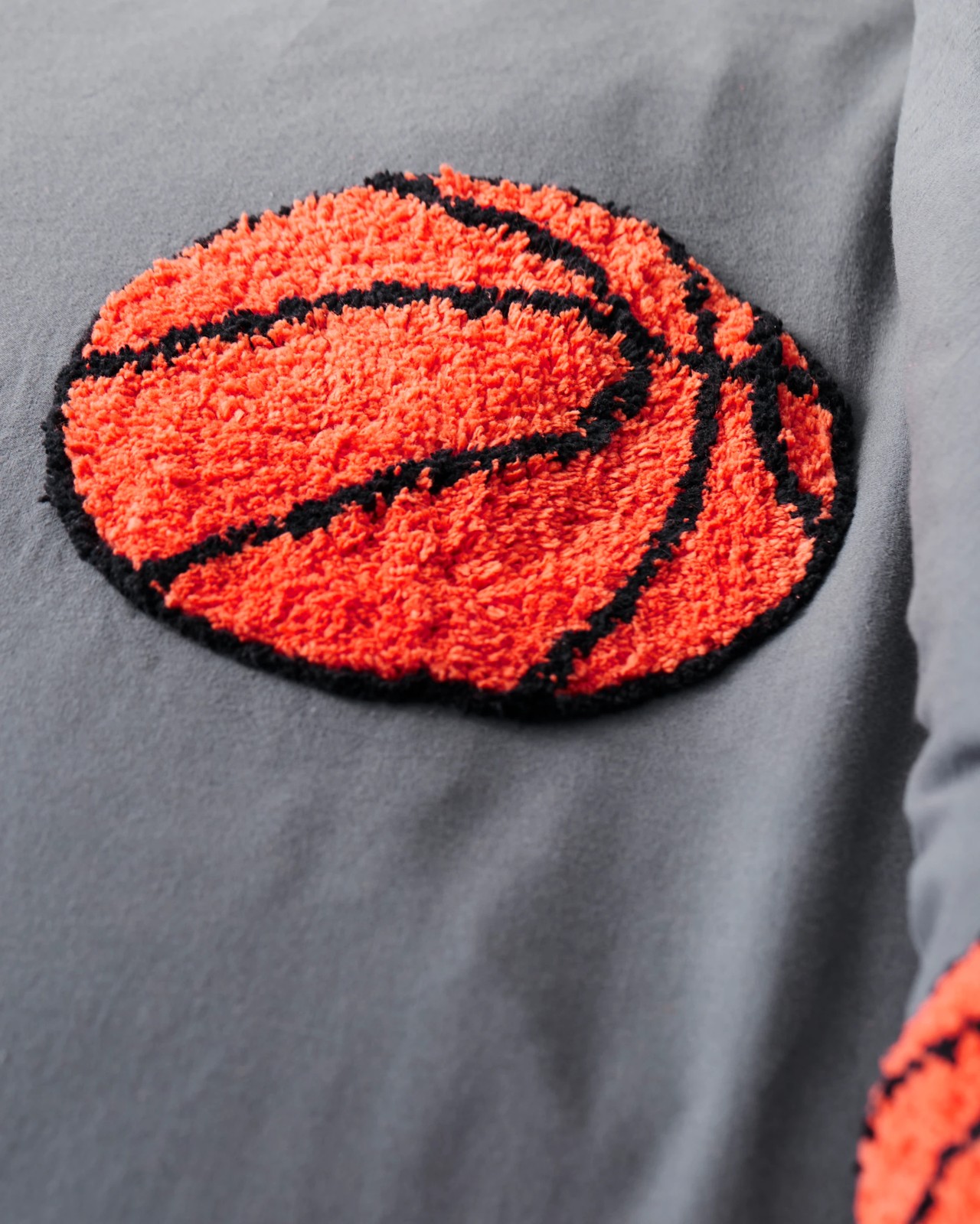 Bronny Textured Cotton Basketball Quilt Cover Set 5 of 6