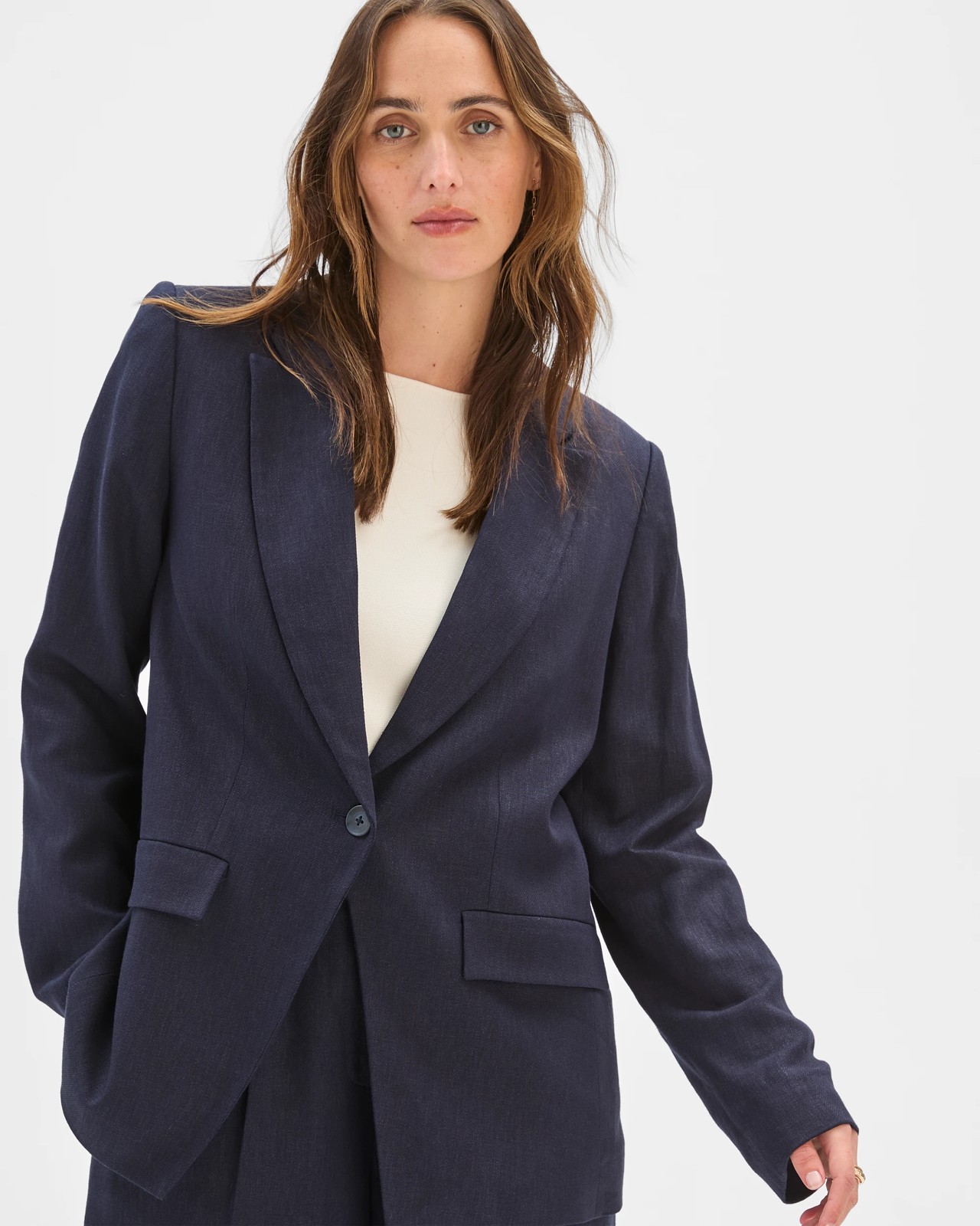 Preview Tailored Blazer  - Ink Navy 3 of 5