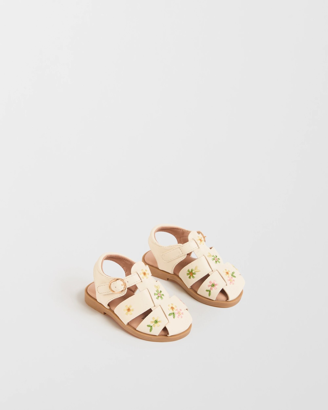 First Walker Embroidered Caged Sandals 2 of 3