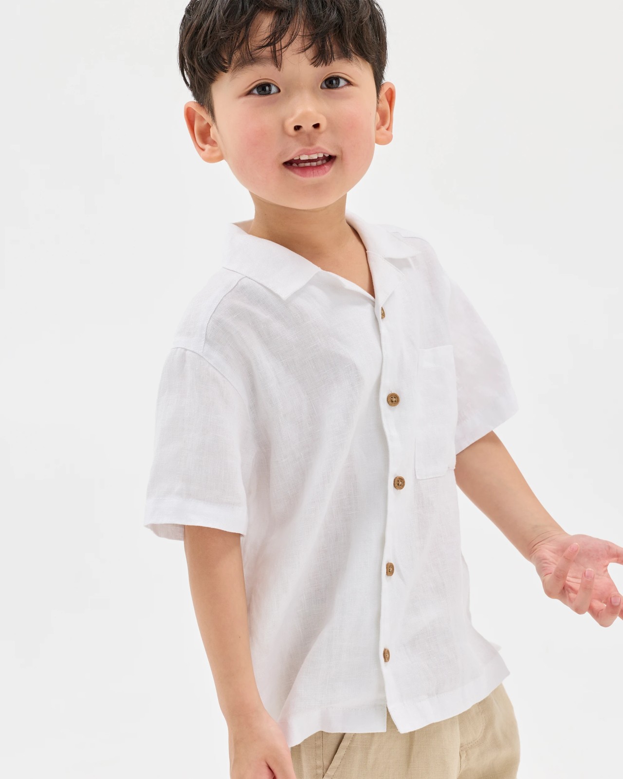 European Linen Shirt - White 4 of 5