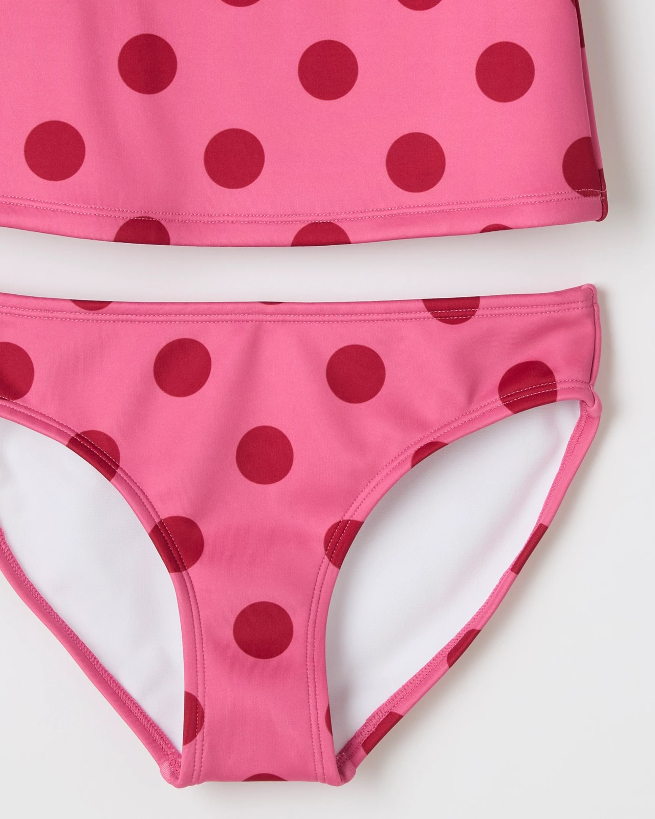 Sleeveless Swim Tankini Set - Pink 3 of 3