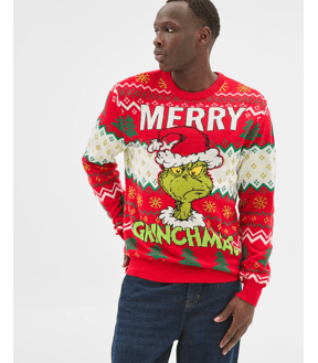 Licensed Christmas Grinch Jumper