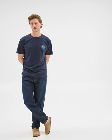 Australian Cotton Currents Print T-Shirt