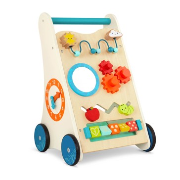 B. toys Wooden Activity Walker