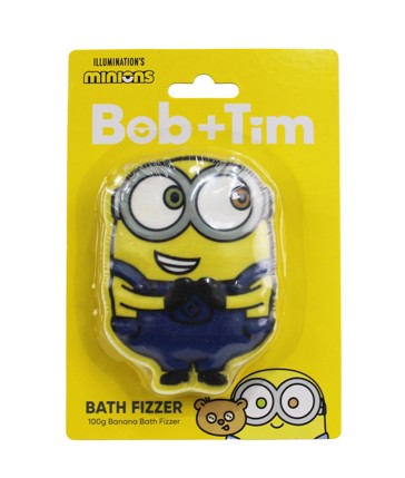 Illumination's Minions Bob & Tim Bath Fizzer 100g - Banana