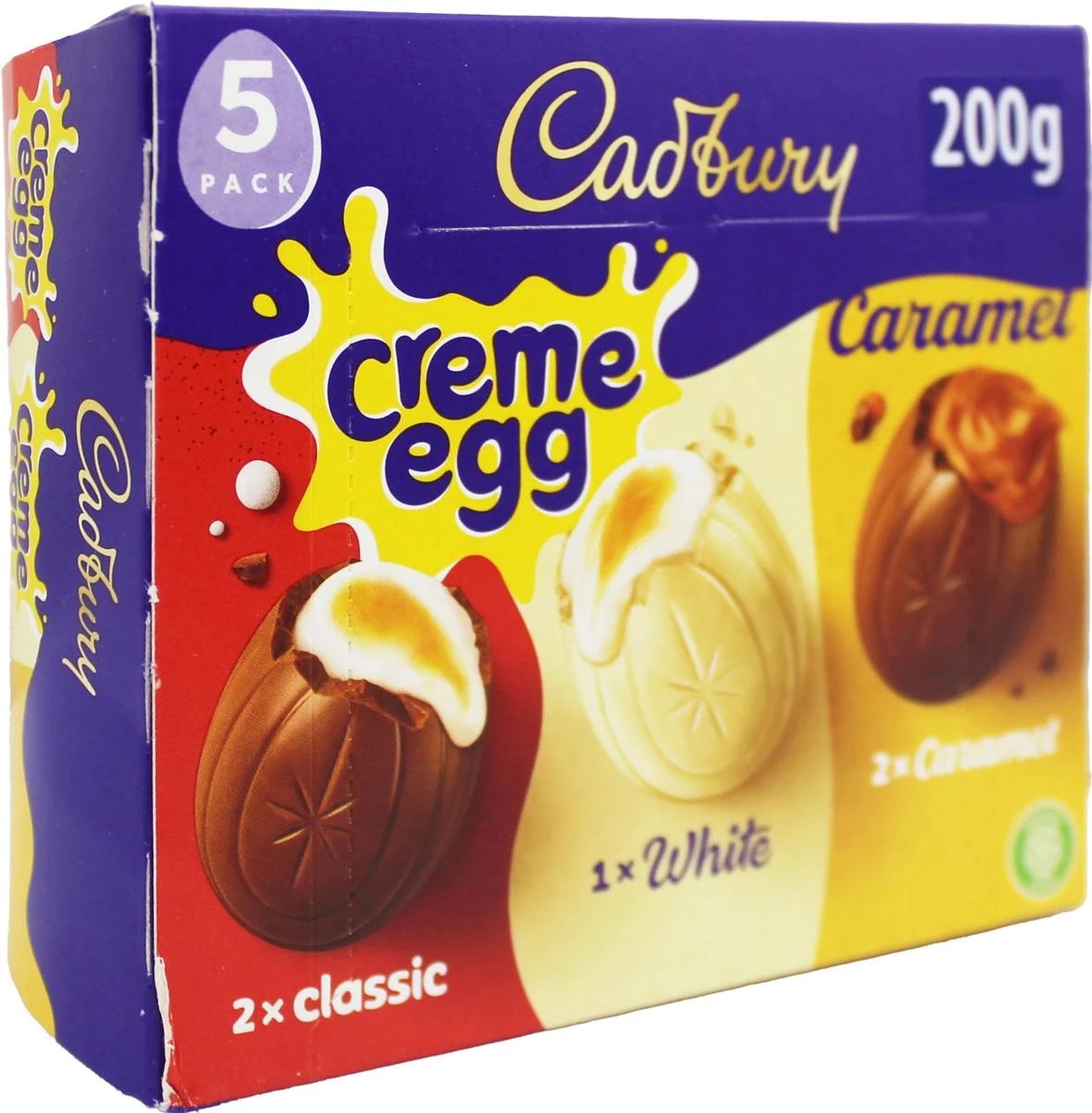 Cadbury 5 Pack Mix Creme Eggs 200g 2 of 3