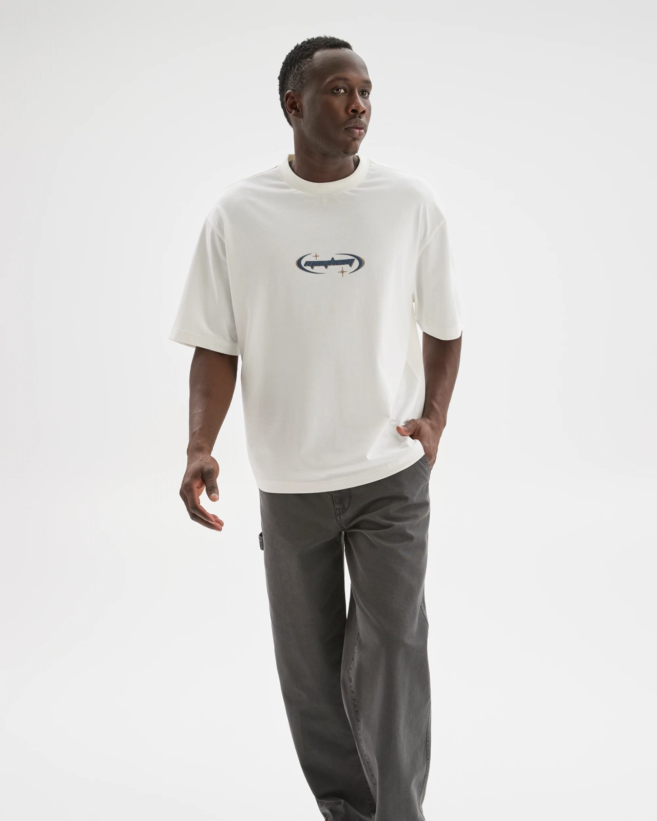 Commons Australian Cotton Boxy Fit Graphic T-Shirt - Mayhem 3 of 6