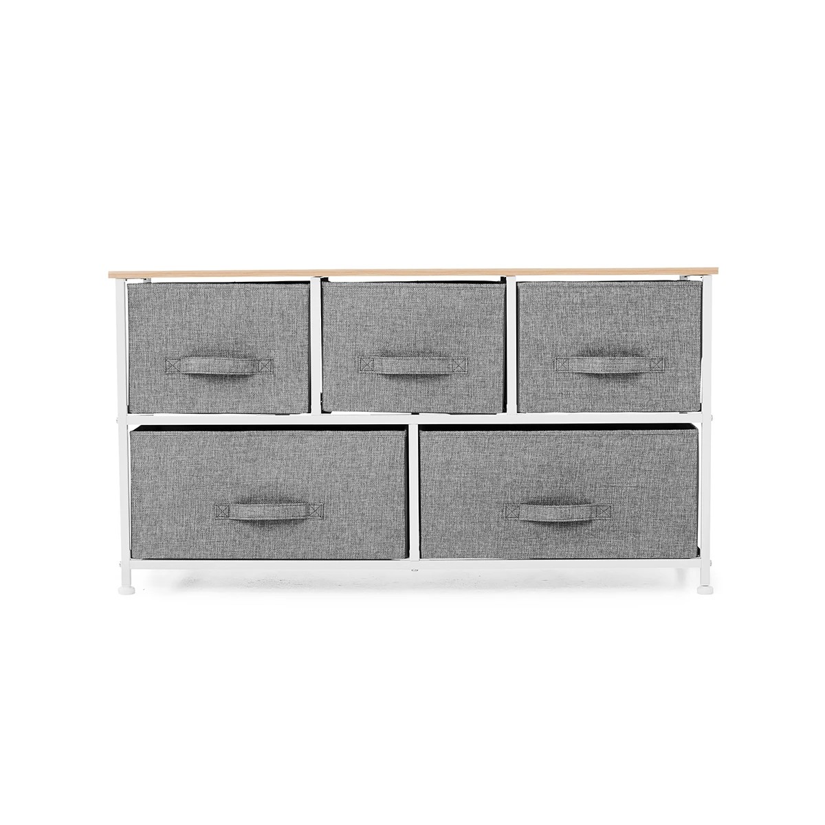 5 Drawer Chest, Grey - Anko 5 of 6