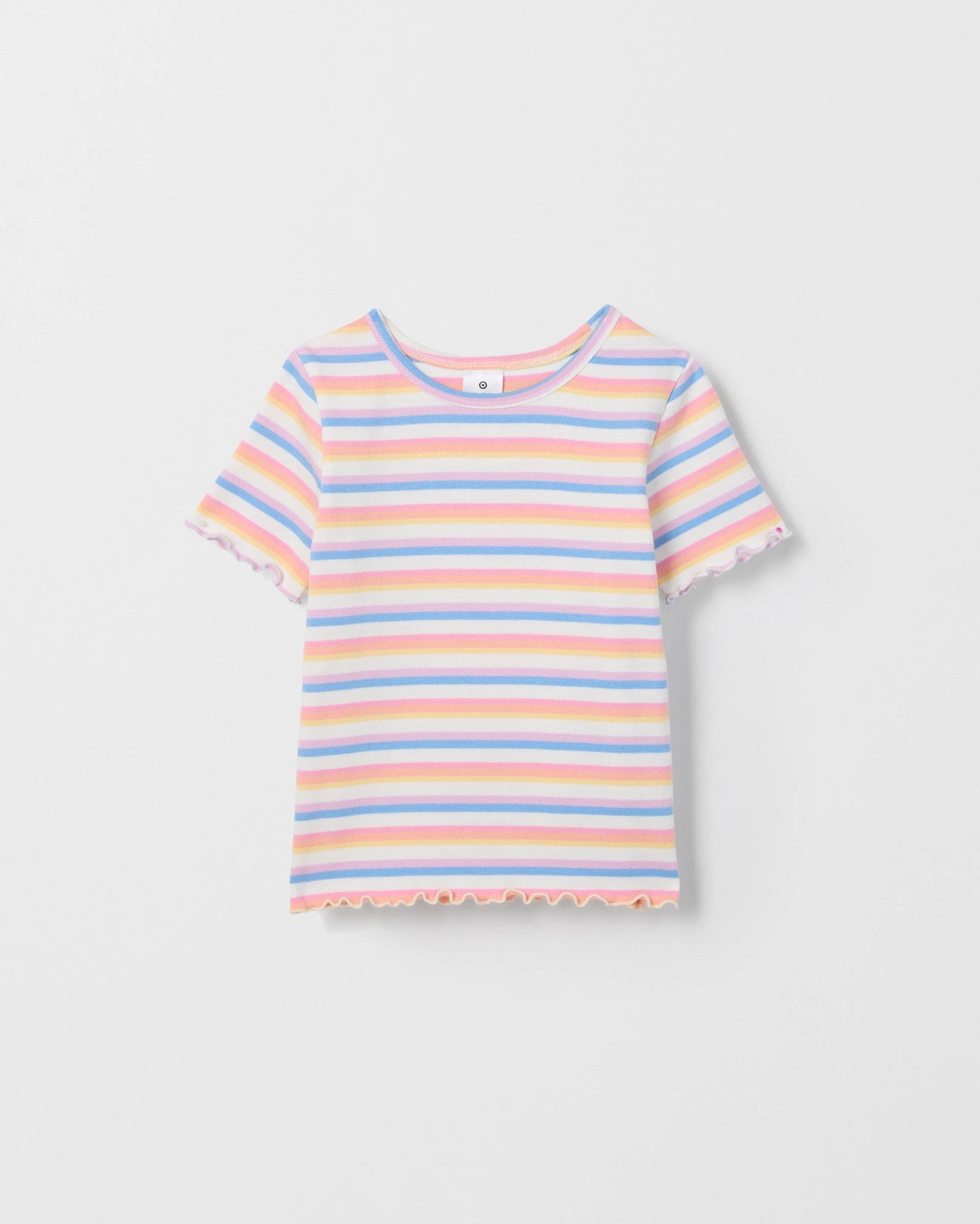 Australian Cotton Essential T-Shirt - Multi Stripe 5 of 6