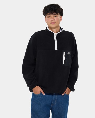 Fila Toby Fleece Pullover - Black