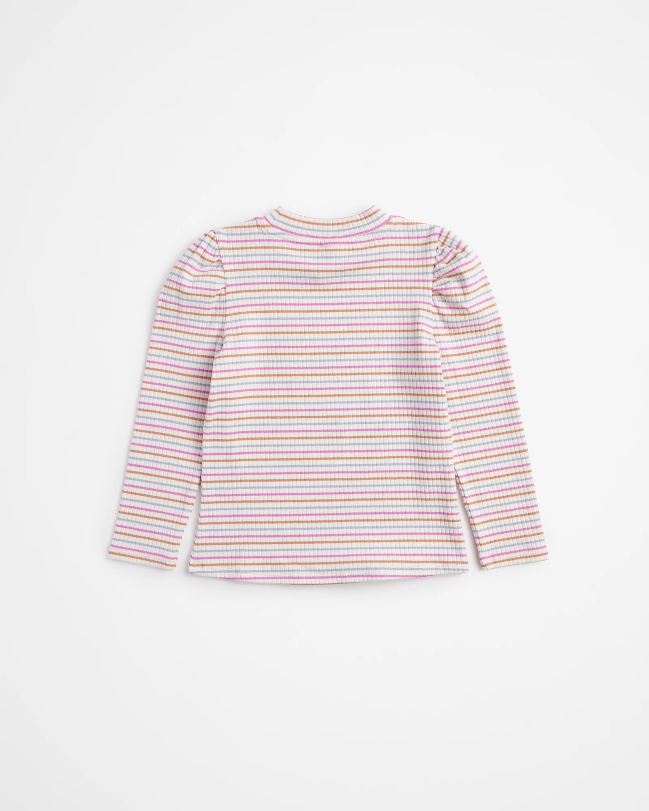 Stripe Rib Long Sleeve Top 3 of 3