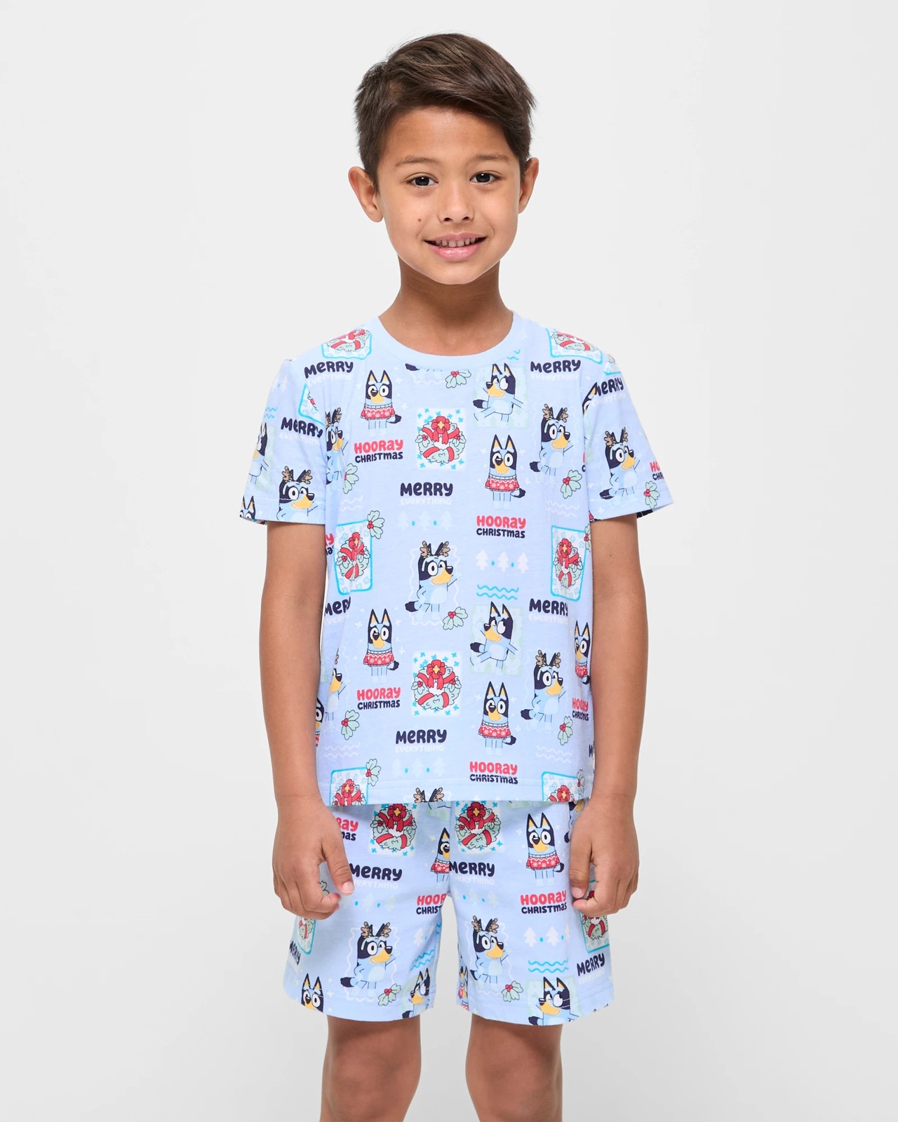 Family Matching Bluey Christmas Kids Cotton Pyjama Set Target Australia