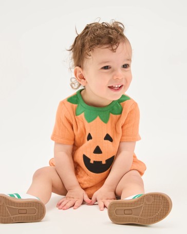Baby Organic Cotton Novelty Bubble Bodysuit Set with Hat