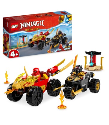 LEGO® NINJAGO Kai and Ras’s Car and Bike Battle 71789