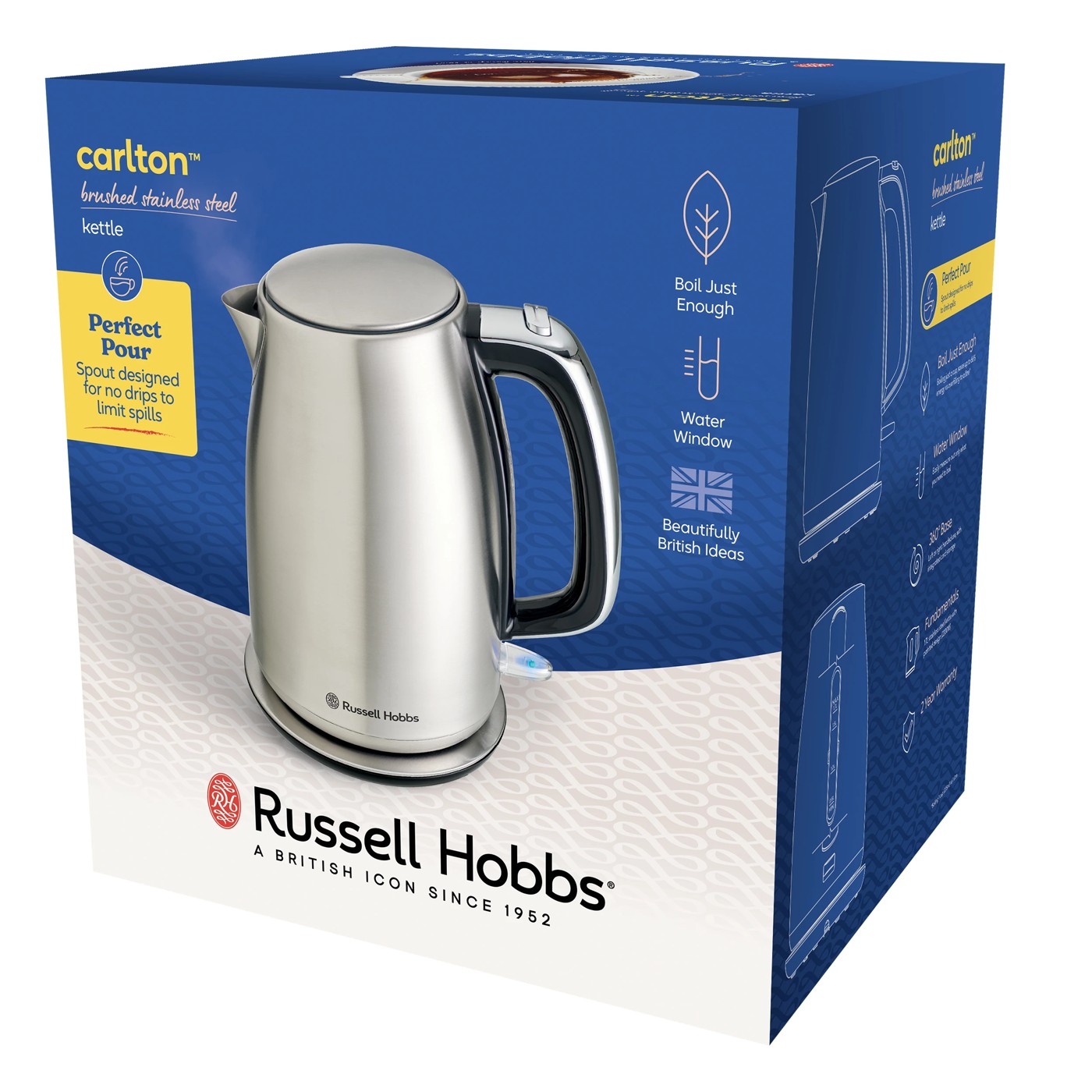 Russell Hobbs Carlton Kettle - Brushed 5 of 5