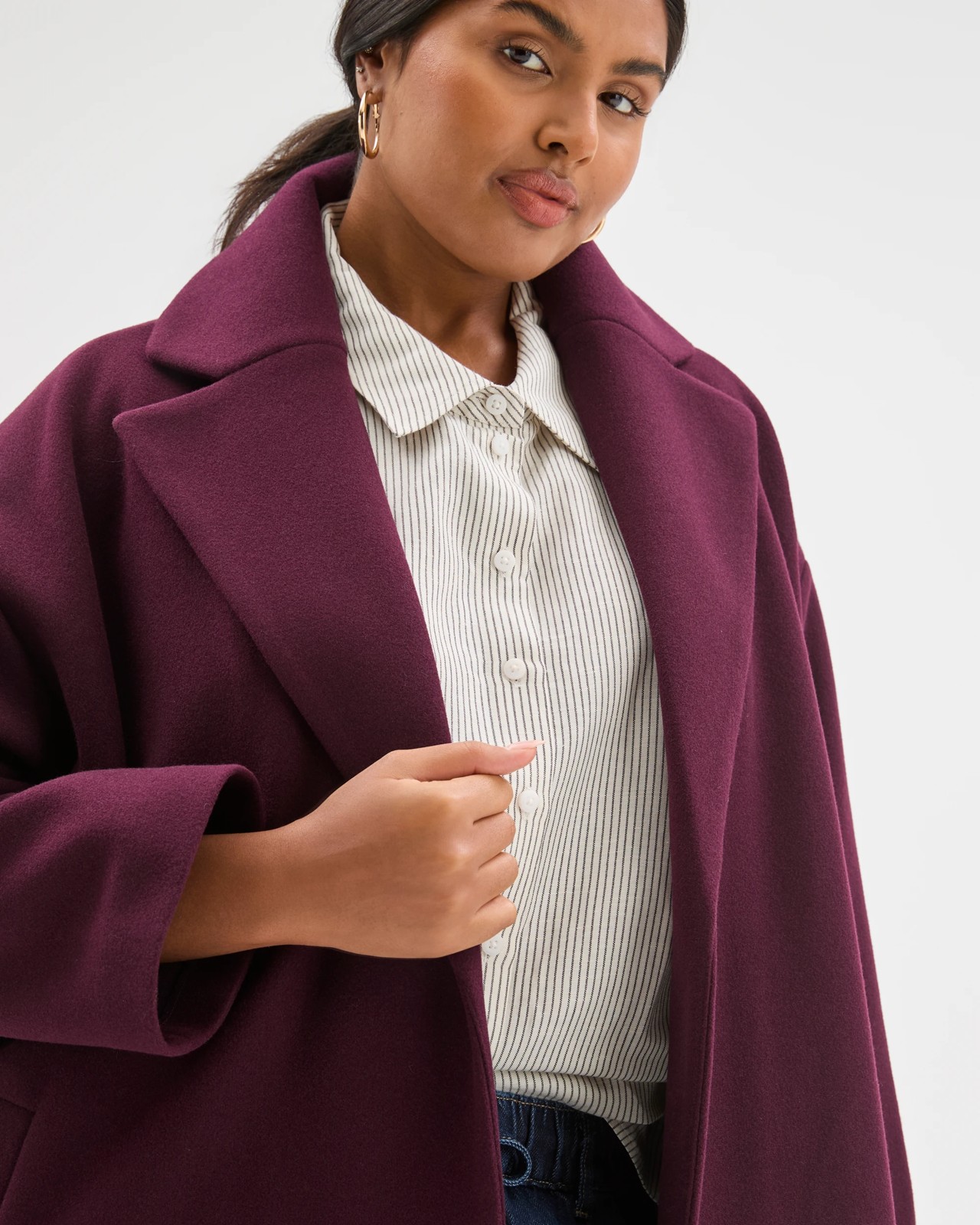 Plus Size Wrap Coat 5 of 6