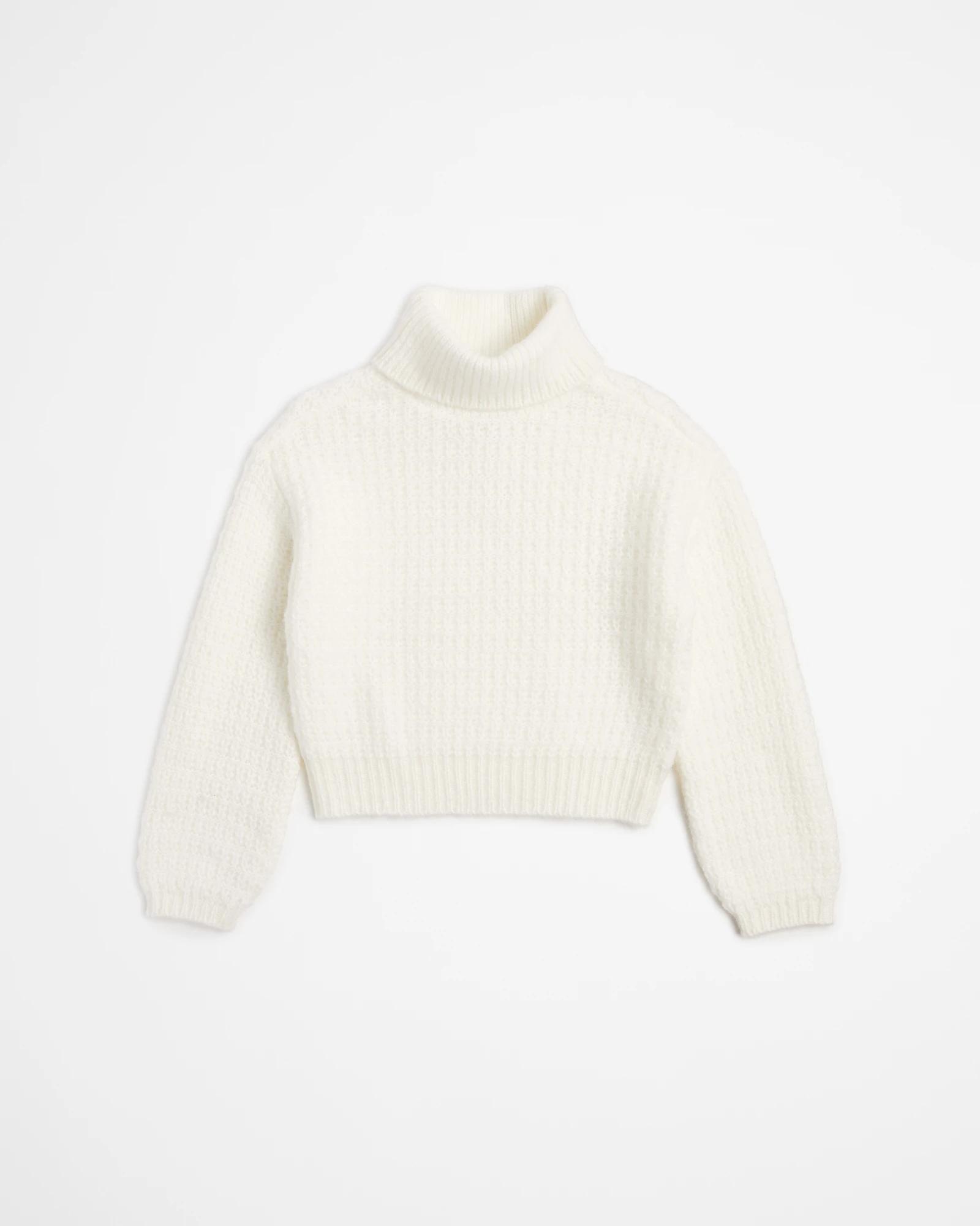 H&m White Turtleneck Australia Roll Neck Knit Jumper Target