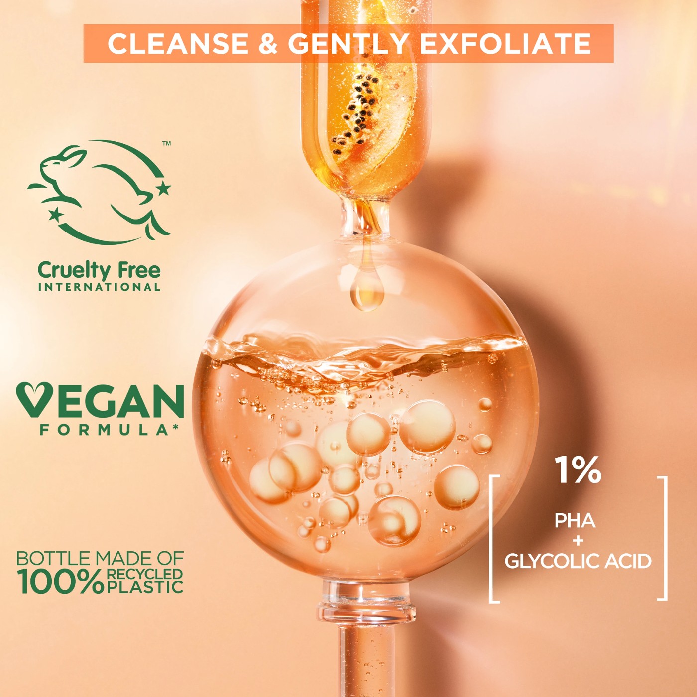 Garnier SkinActive All-in-1 Micellar Gentle Peeling Water - 1% PHA & Glycolic Acid 2 of 5