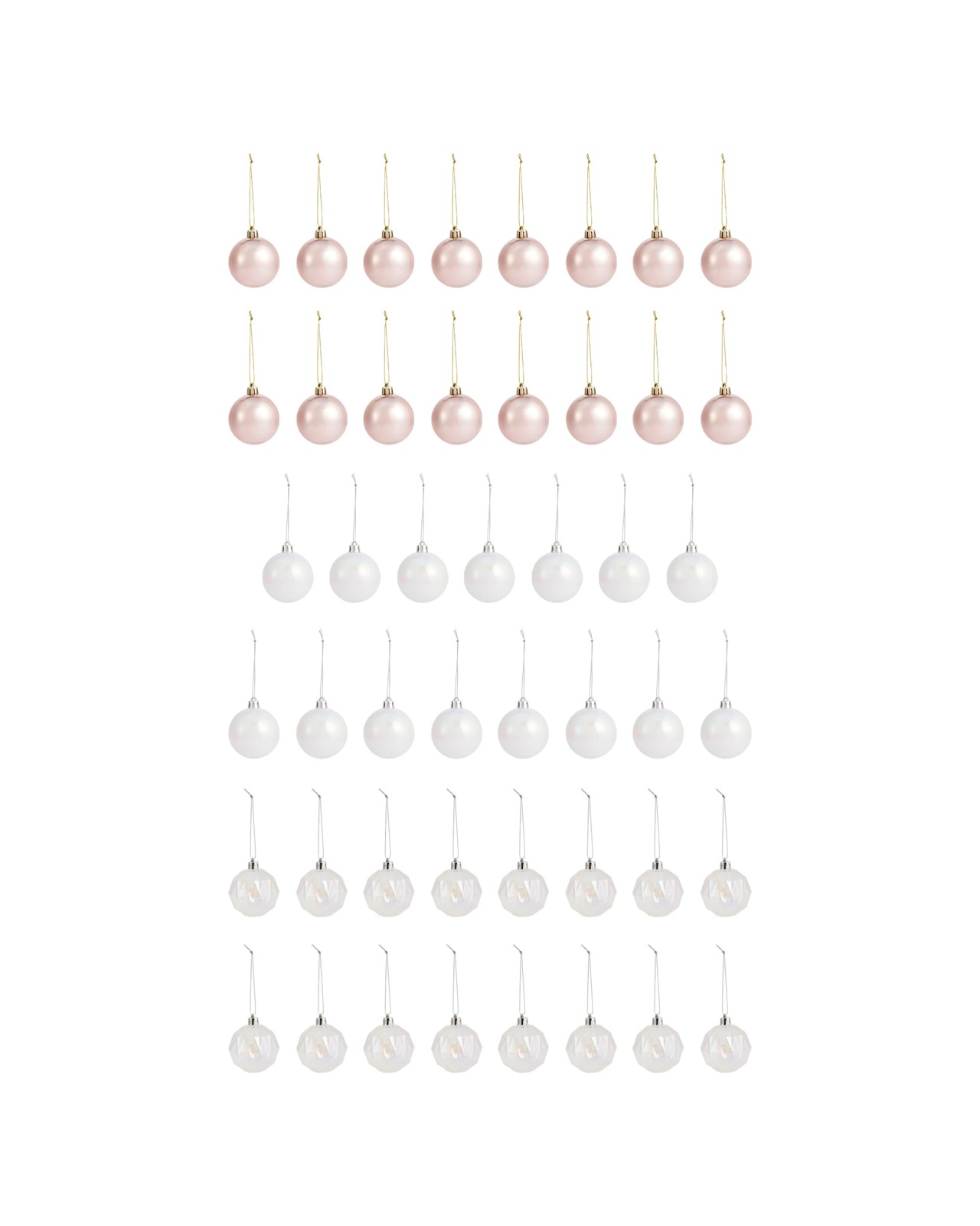 Anko 47 Pack 6cm Whimsy Baubles 2 of 5