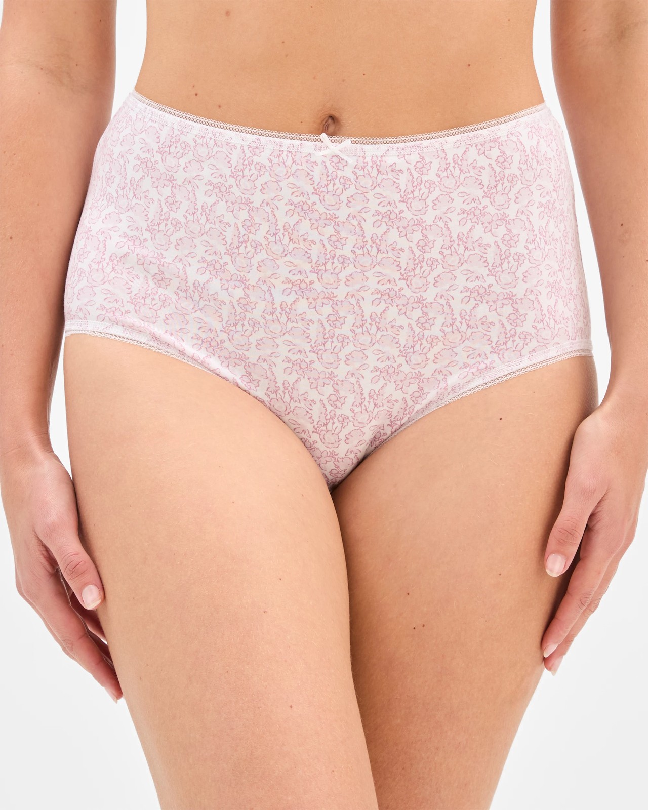Australian Cotton 5 Pack Full Briefs - Silhouette Floral 2 of 5