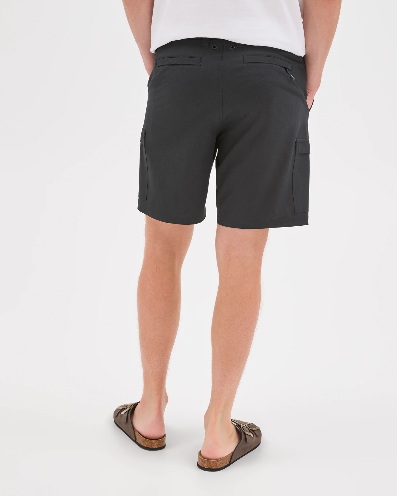 Hybrid Cargo Swim Boardshorts - Black 5 of 5