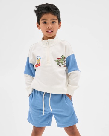 Disney Australian Cotton Blend Sweat Top and Shorts Set