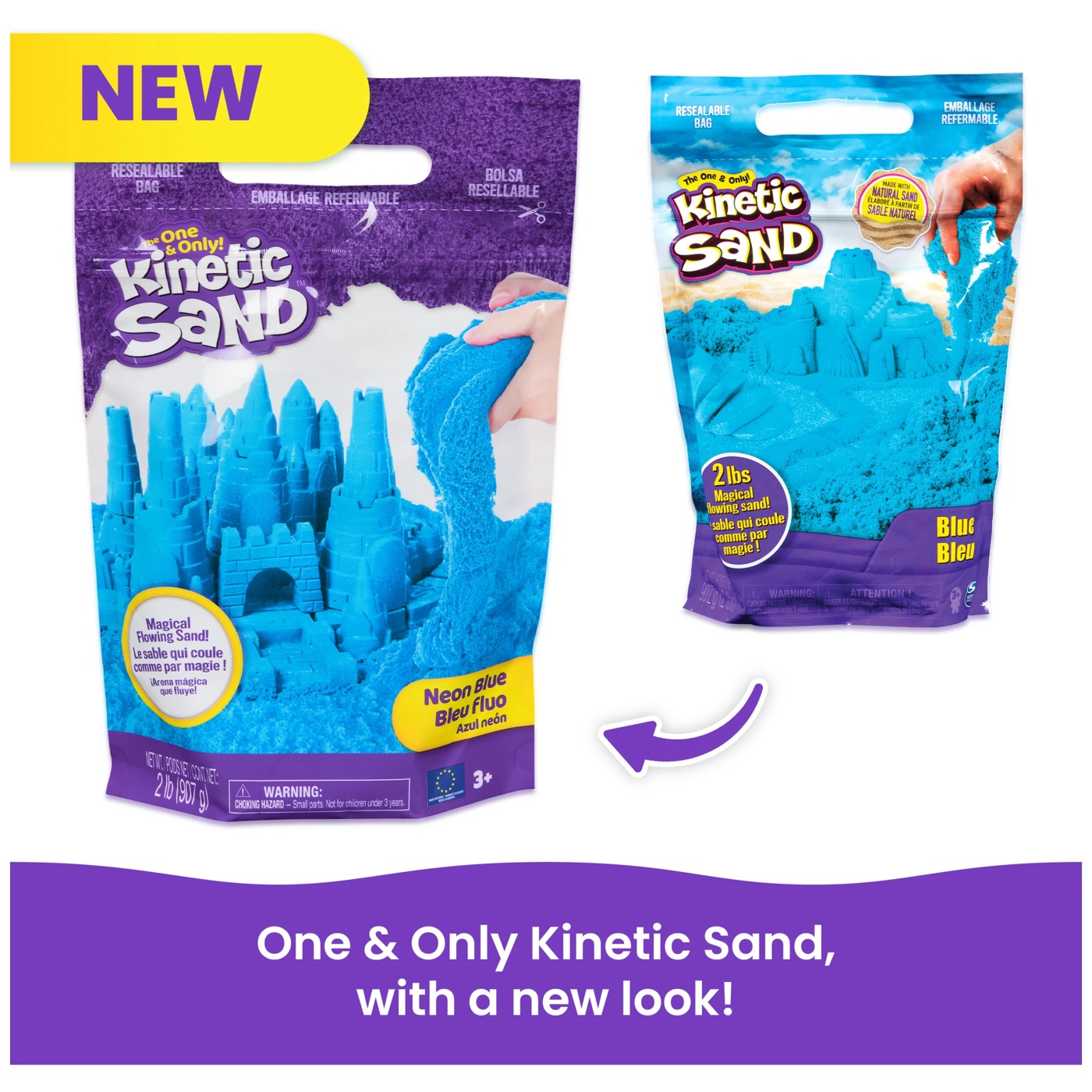 Kinetic Sand 2lb Bag - Blue 5 of 6